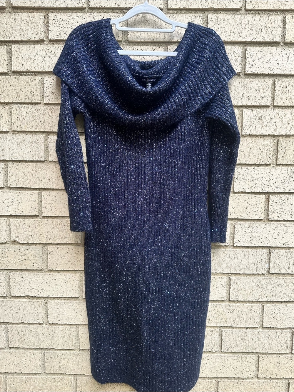 NINA LEONARD LADIES SWEATER DRESS
